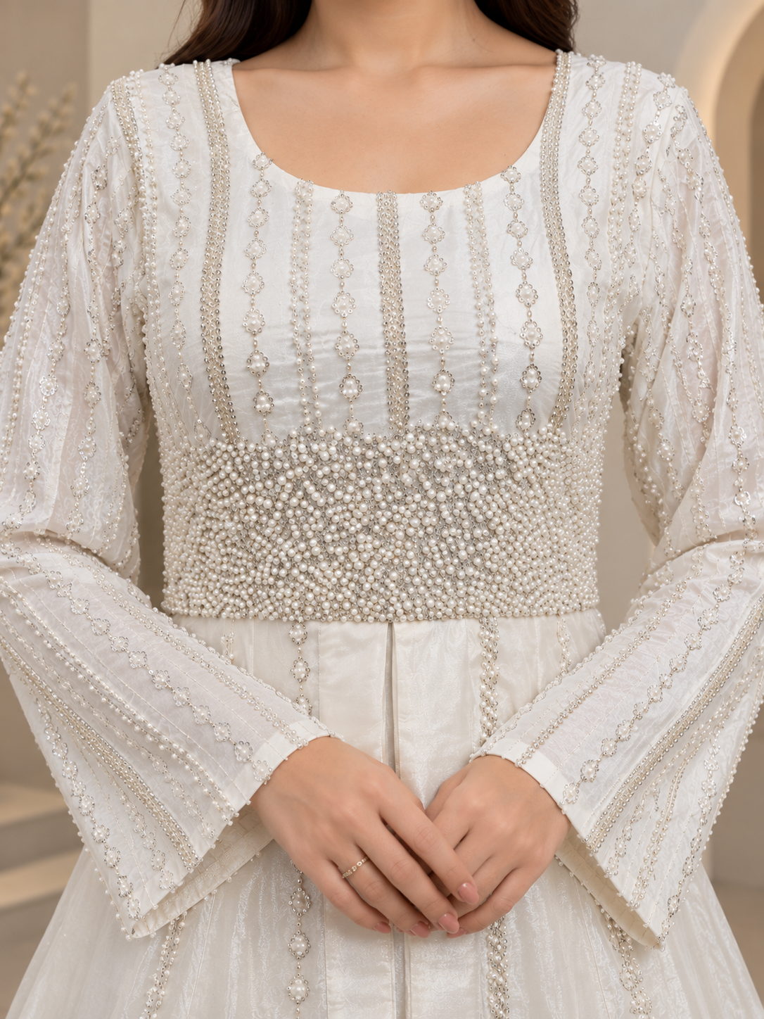 White Elegent Dress