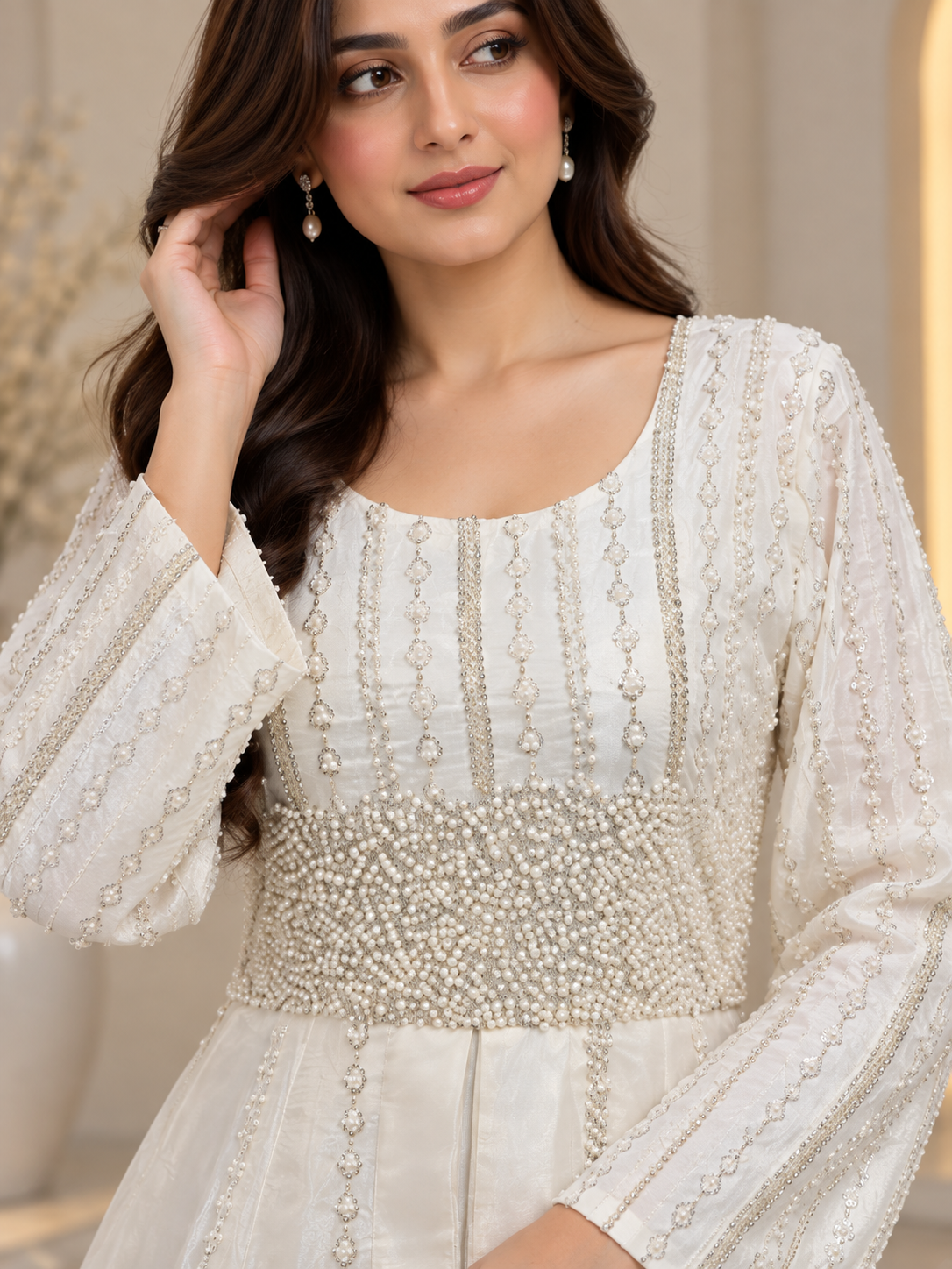 White Elegent Dress