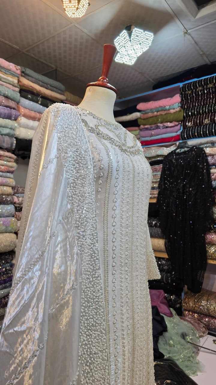 White Elegent Luxury Dress