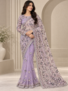 Purple Elegent Saree